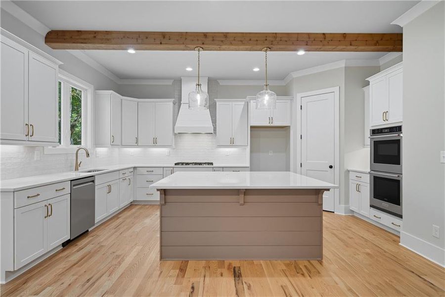 Furnished interior view inside a new home in , Canton (Image 26).