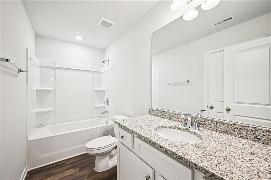 Furnished interior view inside a new home in The Hills at Cedar Creek, Winder (Image 3). Furnished interior view inside a new home in The Hills at Cedar Creek, Winder (Image 3).