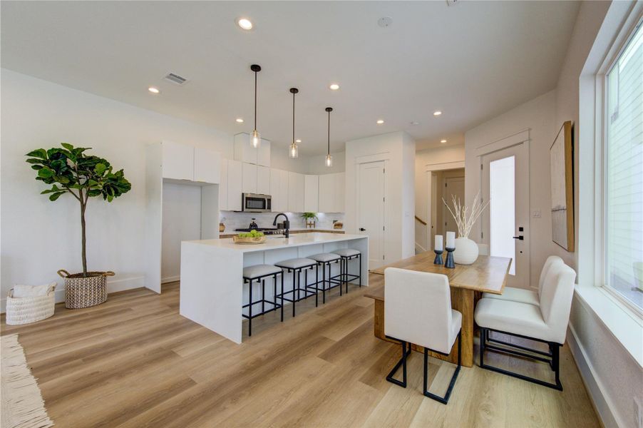 Furnished interior view inside a new home in , Houston (Image 24).