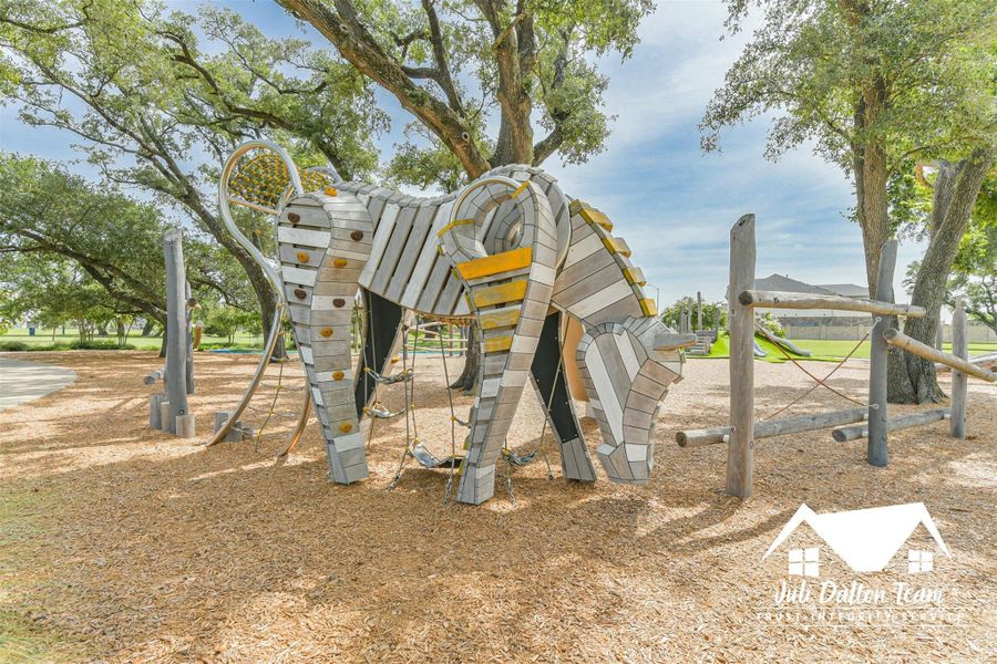 The equestrian themed Pony Park has something for everyone! Various play features and mature trees make this outdoor area a great place to spend the afternoon.