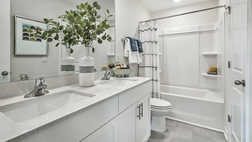 Representative furnished interior of a home built from the Wilmington by D.R. Horton in Honeycutt Oaks, Angier (Image 23). Representative furnished interior of a home built from the Wilmington by D.R. Horton in Honeycutt Oaks, Angier (Image 23).