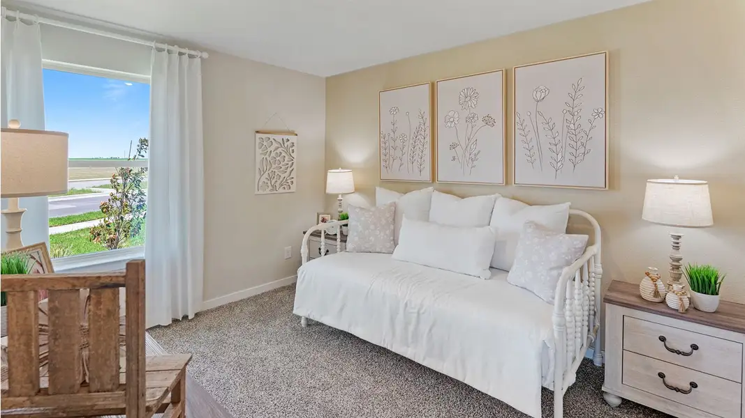 Furnished interior view inside a new home in The Lakes Northwest, Robstown (Image 14).