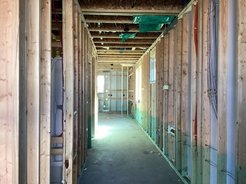 In-progress construction of a new home in The Homestead at Lariat, Liberty Hill, TX (Image 5).