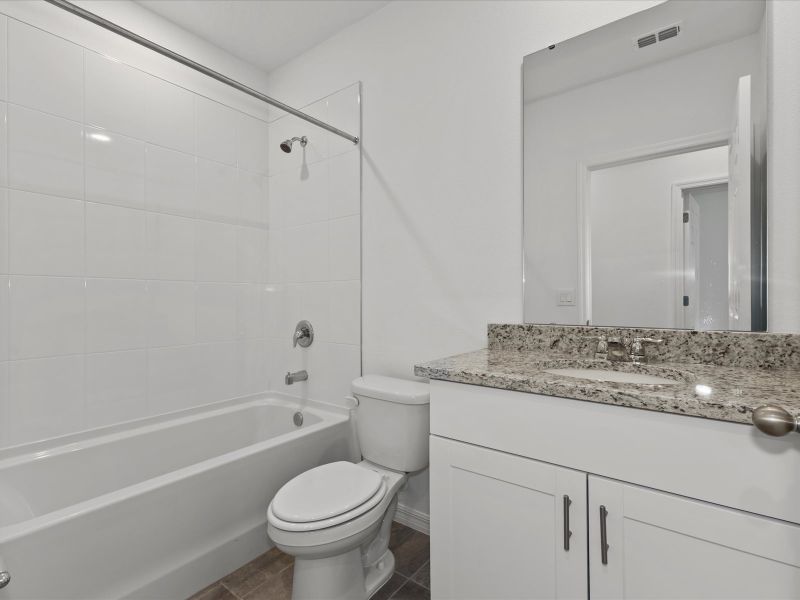 Secondary Bath in the Daphne floorplan at 3555 Broadwing Boulevard