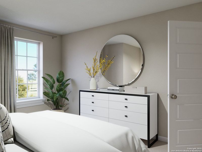 Furnished interior view inside a new home in Katzer Ranch, Converse (Image 8).