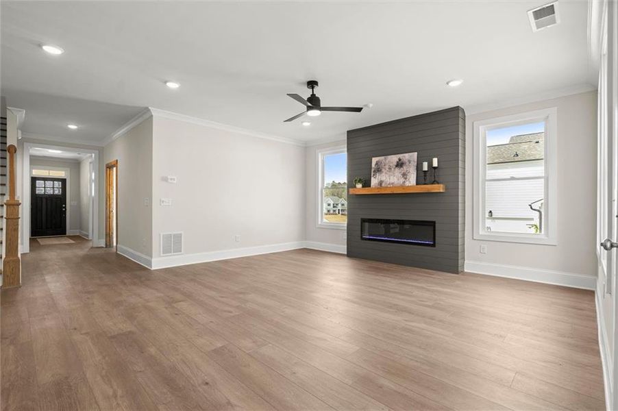 Spacious, unfurnished interior of a new home in , Canton (Image 24).