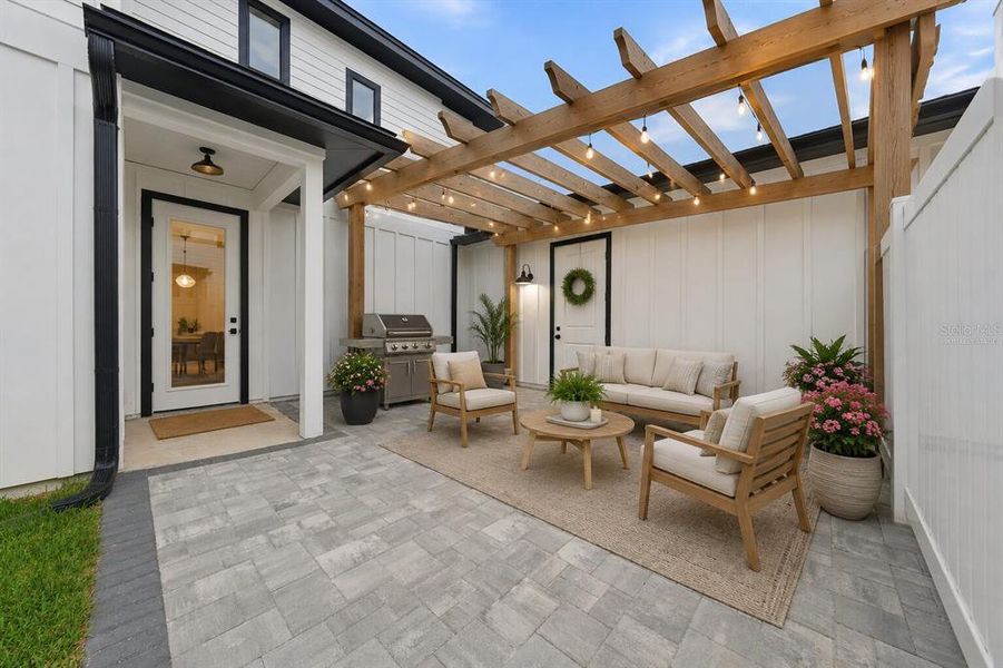Exterior details and patio area of a home in , Eustis (Image 31).