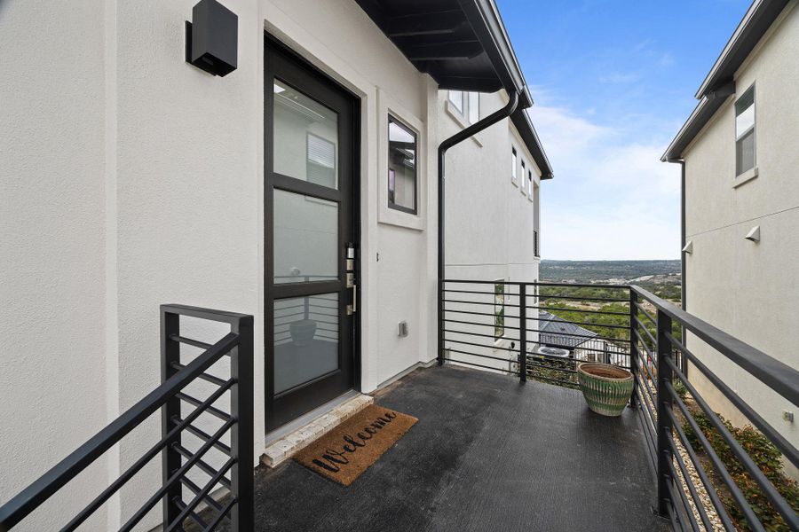 Exterior details and patio area of a home in , Austin (Image 4).