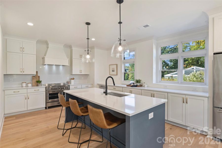 Furnished interior view inside a new home in , Charlotte (Image 6).
