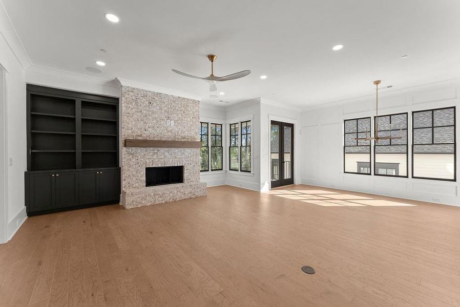 Spacious, unfurnished interior of a new home in The Cottages at Keeler Woods, Marietta (Image 13).