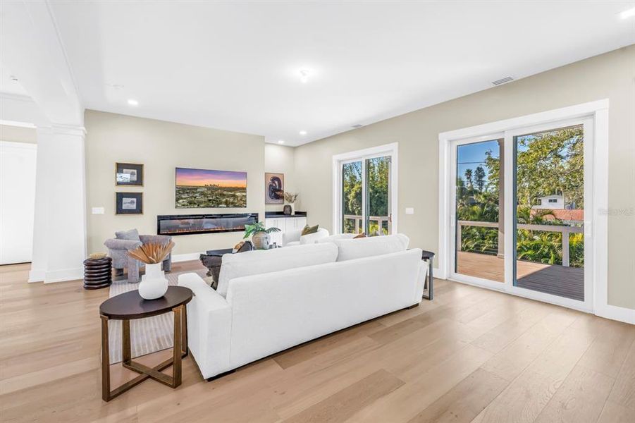 Furnished interior view inside a new home in , St. Petersburg (Image 8).