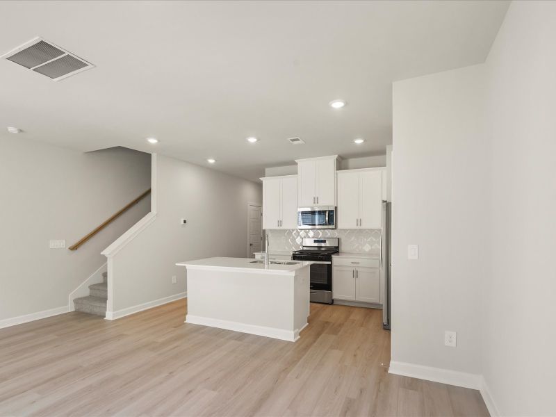 Furnished interior view inside a new home in Avalon Townes, Lyman (Image 3).