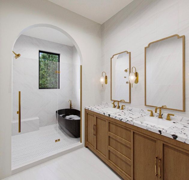 Furnished interior view inside a new home in , Wellington (Image 7).