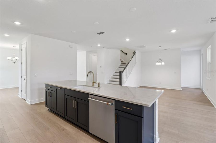 Furnished interior view inside a new home in Northlake Traditional, Winter Garden (Image 11).