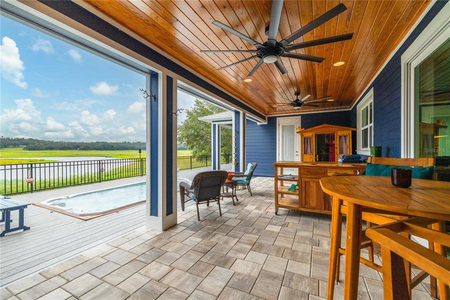 Exterior details and patio area of a home in , Brooksville (Image 26). Exterior details and patio area of a home in , Brooksville (Image 26).