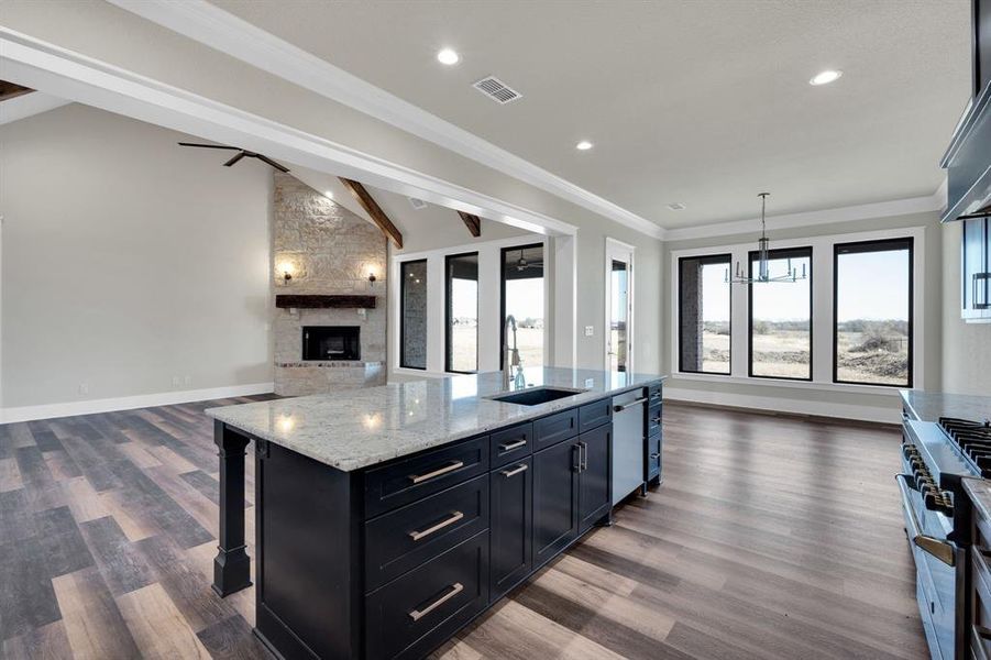 Furnished interior view inside a new home in , Waxahachie (Image 5). Furnished interior view inside a new home in , Waxahachie (Image 5).