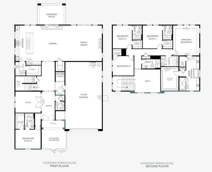 2D floor plan layout of this home in 33 North, Gilbert, AZ (Image 3).