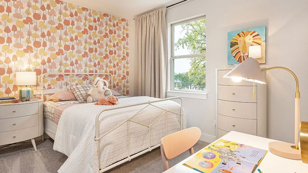 Furnished interior view inside a new home in Travisso, Leander (Image 20).