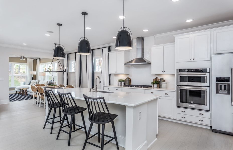 Representative furnished interior of a home built from the Waterstone by Pulte Homes in Long Savanna, Charleston (Image 6).