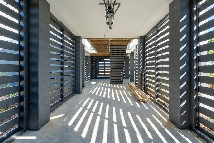 Exterior details and patio area of a home in , Charleston (Image 62).