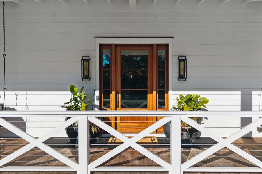Exterior details and patio area of a home in , Sullivan's Island (Image 3). Exterior details and patio area of a home in , Sullivan's Island (Image 3).