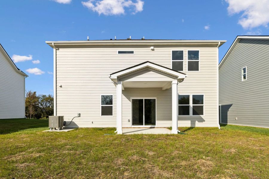 Exterior details and patio area of a home in Ascent at Arbor Ridge, La Vergne (Image 4).