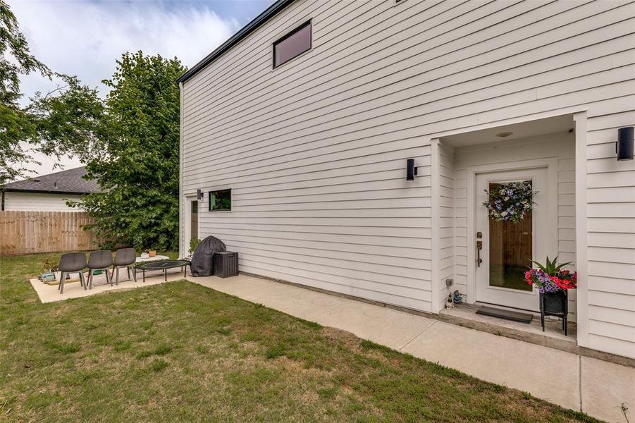 Exterior details and patio area of a home in , Greenville (Image 23).