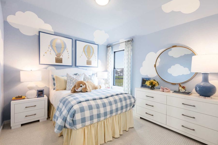 Representative Secondary Bedroom - some options shown