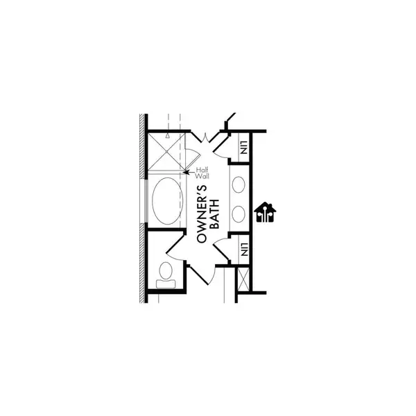 2D floor plan layout of this home in Mountain Valley, Burleson, TX (Image 3).