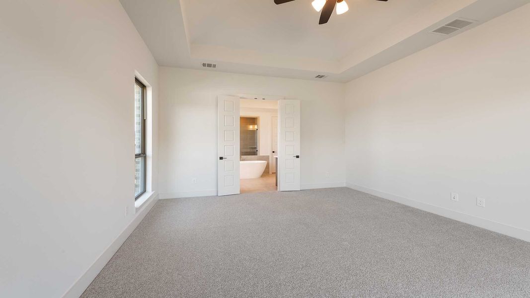 Spacious, unfurnished interior of a new home in Hillstead 60', Lavon (Image 25). Spacious, unfurnished interior of a new home in Hillstead 60', Lavon (Image 25).