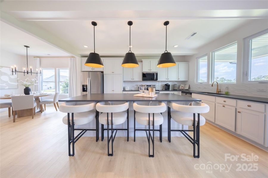 Furnished interior view inside a new home in Whispering Hills, Locust (Image 5).