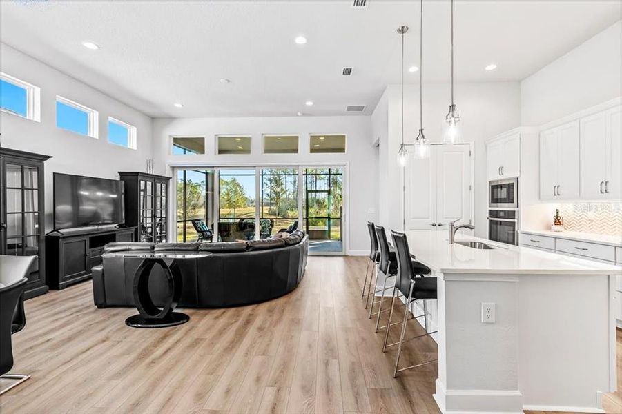 Furnished interior view inside a new home in Woodhaven, Port Orange (Image 44). Furnished interior view inside a new home in Woodhaven, Port Orange (Image 44).