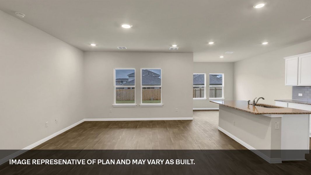 Spacious, unfurnished interior of a new home in Trails at Wildhorse, Austin (Image 18).
