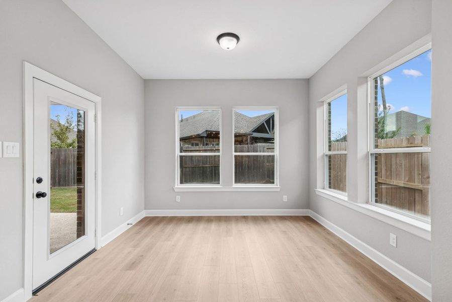 Spacious, unfurnished interior of a new home in The Highlands 55' - Encore Collection, Porter (Image 15). Spacious, unfurnished interior of a new home in The Highlands 55' - Encore Collection, Porter (Image 15).