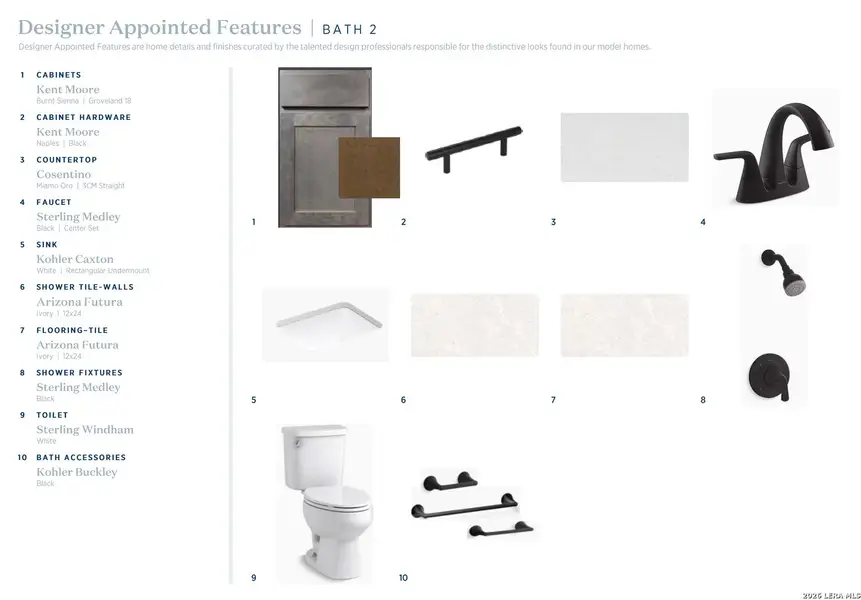 Sample of building materials used in homes in Kyndwood, New Braunfels (Image 3).
