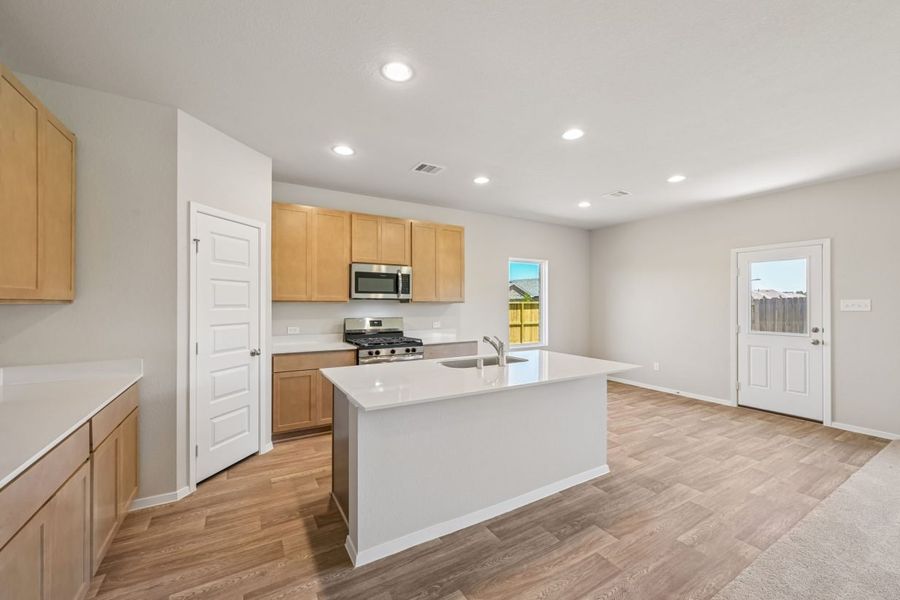 Furnished interior view inside a new home in Harrington Trails, New Caney (Image 6).