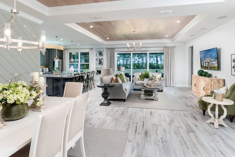 Representative furnished interior of a home built from the Amelia by Taylor Morrison in Tiburon, Nokomis (Image 11).