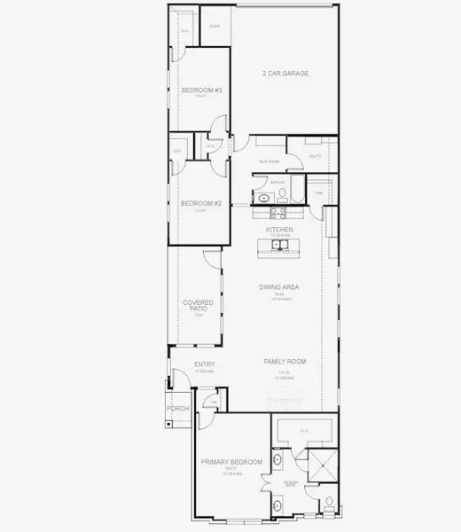 2D floor plan layout for the 1854W by Perry Homes in Bridgeland Central 40', Cypress, TX (Image 3). 2D floor plan layout for the 1854W by Perry Homes in Bridgeland Central 40', Cypress, TX (Image 3).
