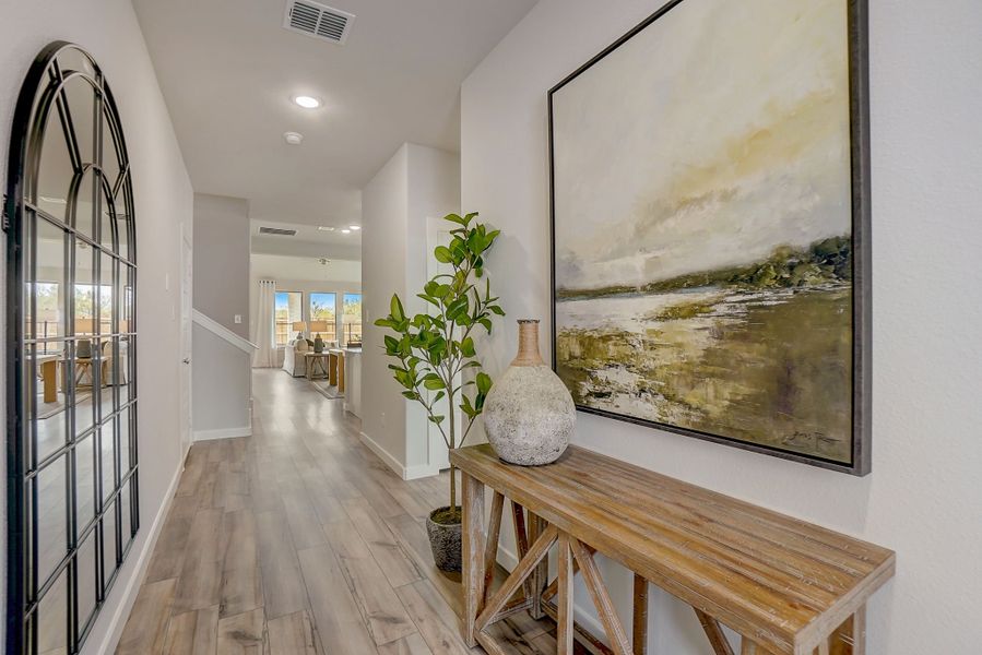 Entryway in the Stanley II home plan by Trophy Signature Homes - REPRESENTATIVE PHOTO