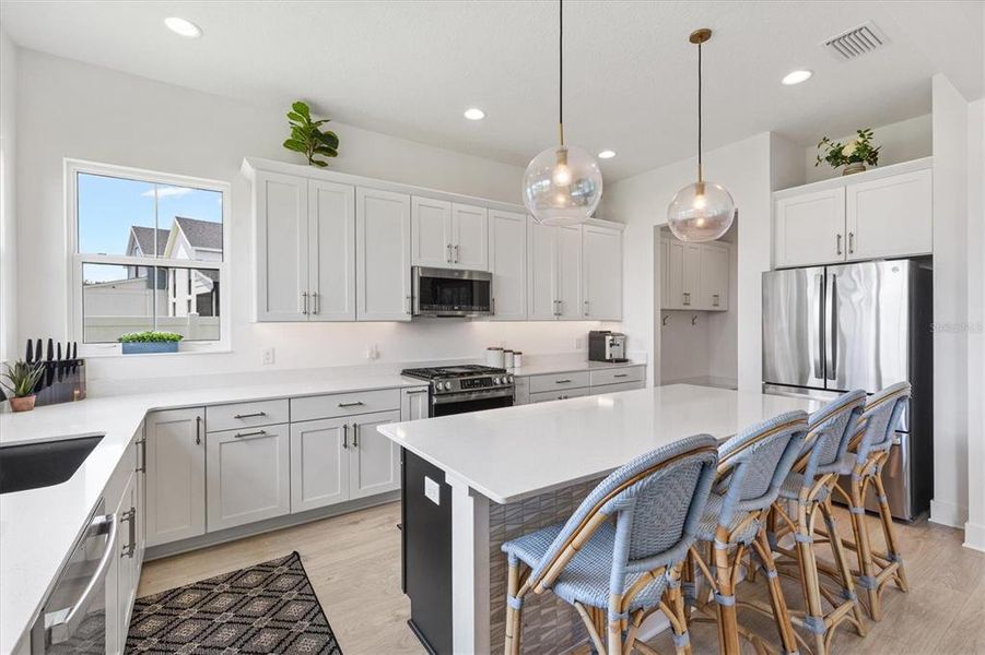 Furnished interior view inside a new home in , Okahumpka (Image 12).