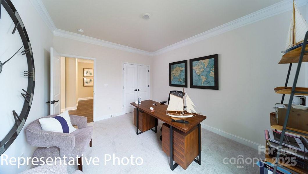 Furnished interior view inside a new home in Oak Grove Hill, Huntersville (Image 24).