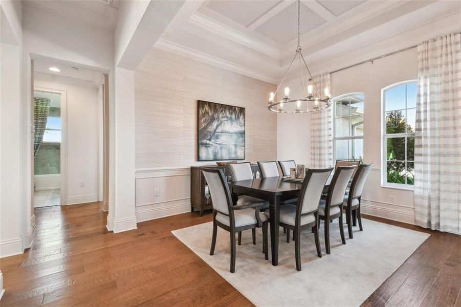 Furnished interior view inside a new home in Lake Toscana, Wimauma (Image 3).