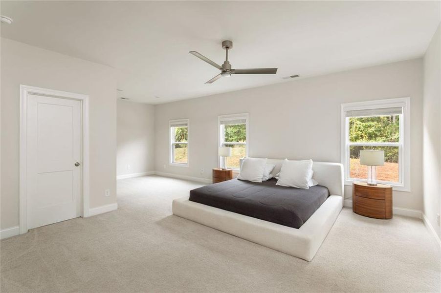 Furnished interior view inside a new home in West Highlands, Atlanta (Image 9). Furnished interior view inside a new home in West Highlands, Atlanta (Image 9).