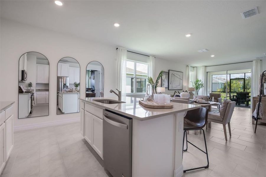 Furnished interior view inside a new home in Lakes of Mount Dora, Mount Dora (Image 24). Furnished interior view inside a new home in Lakes of Mount Dora, Mount Dora (Image 24).