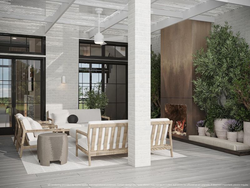 Exterior details and patio area of a home in , Charleston (Image 3).