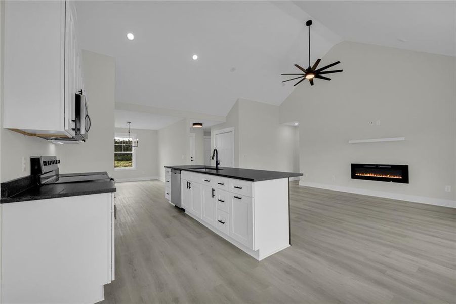 Furnished interior view inside a new home in , Toccoa (Image 3).