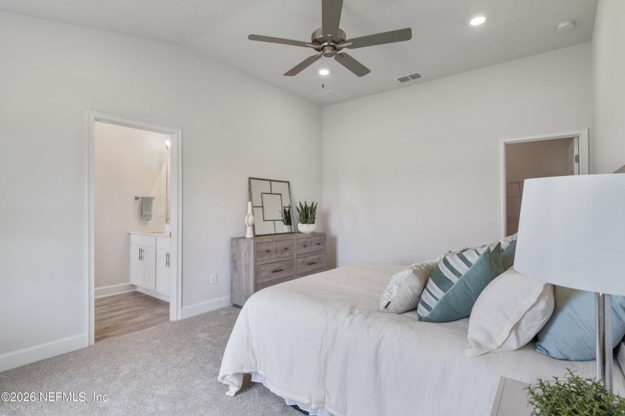 Furnished interior view inside a new home in Summerglen, Jacksonville (Image 14).