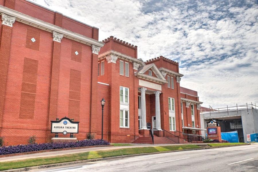 Front exterior of a new home in , Lawrenceville, GA, highlighting curb appeal (Image 18).
