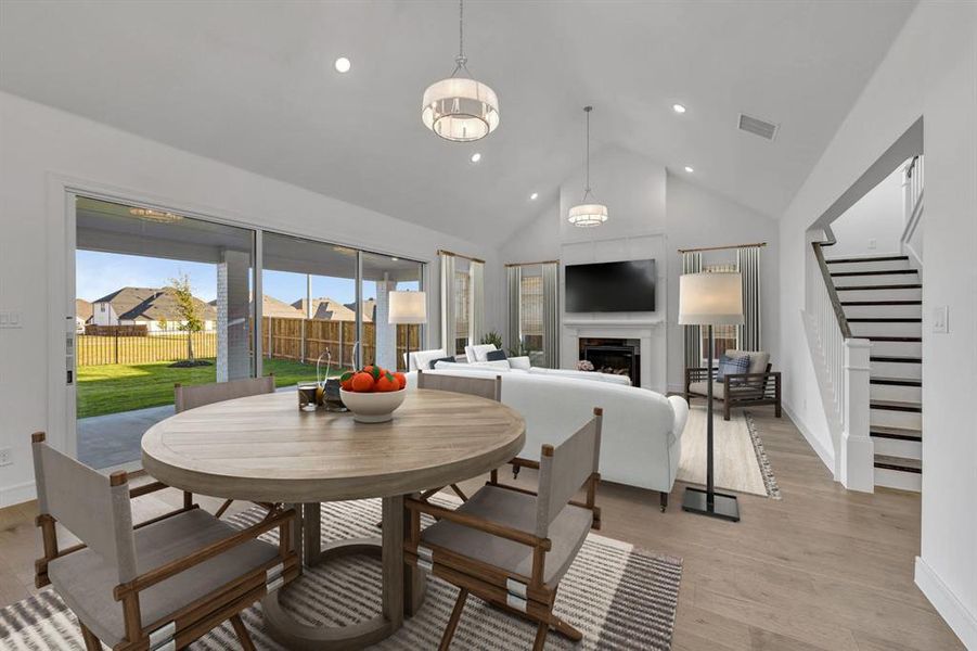 Furnished interior view inside a new home in Wellington, Fort Worth (Image 8).