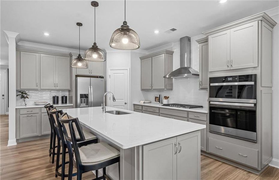 Furnished interior view inside a new home in Linden Grove, Powder Springs (Image 14).